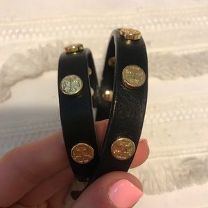 Tory Burch Leather Wrap Bracelet